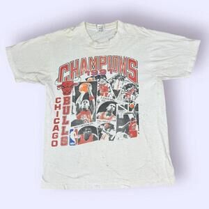1991 Chicago Bulls Champions T-Shirt Basketball Players